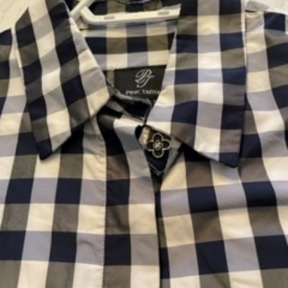 Size 0 Pink Tarten button down shirt stripe shirt - Picture 4 of 6